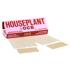 Houseplant by OCB - Brown Rice 1 1/4 + Filters - 100 Pack